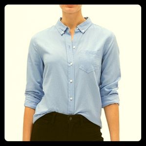 Fitted "Boyfriend" Oxford Shirt